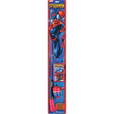 Shakespeare 2 ft. 6 in. Spiderman Spincast Combo with Kit SPMAN26KIT